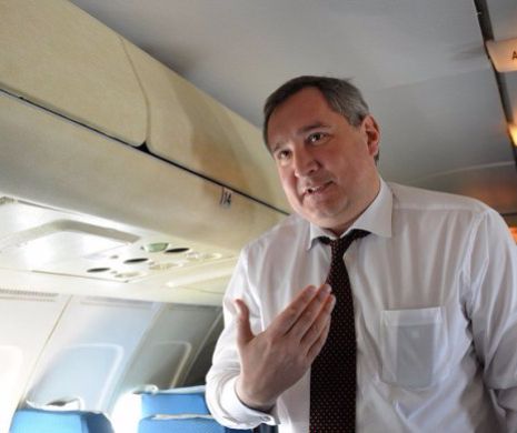 PROVOCARE RUSEASCĂ.Vicepremierul Rogozin s-a folosit de un avion plin cu civili pentru a face PROPAGANDĂ împotriva României