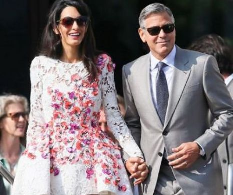 Revista Voici va fi dată în JUDECTĂ de cuplul  George  Clooney şi Amal Clooney.