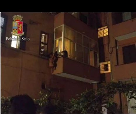 Șocant. O escortă româncă din Roma a sărit goală de pe balcon pentru a scăpa de clientul
agresiv