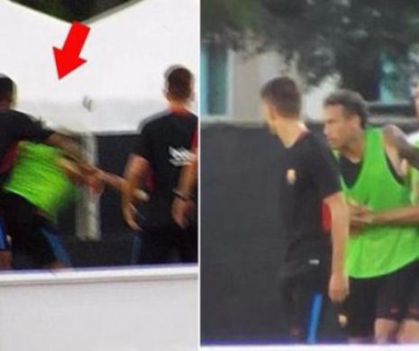 TENSIUNI la Barcelona! Neymar a vrut SĂ-ȘI BATĂ un coleg, în timpul unui antrenament | VIDEO