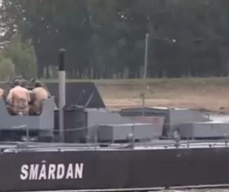 Un TAB s-a SCUFUNDAT în timpul unui exercițiu NATO! Militarii s-au salvat în ultima clipă din apele Dunării