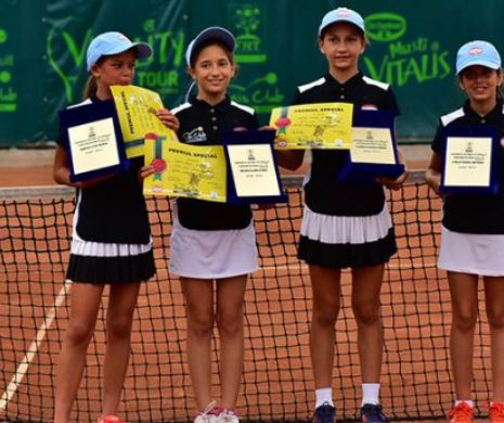 Campioanele de la Tenis Club Curtea de Argeș, premiate în cadrul turneului „Victor Hănescu”