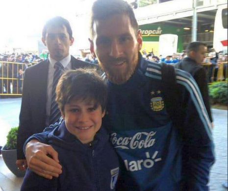 Gest EMOȚIONANT făcut de Lionel Messi. Argentinianul a sărit în ajutorul unui copil care plângea în hohote. VIDEO