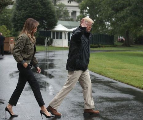 Melania Trump la INUNDAŢII cu pantofi STILETTO! Cum au reacţionat americanii