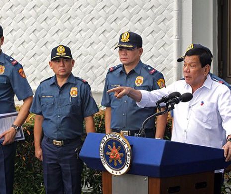 „Poliția îi poate ucide pe „idioții“ care se opun arestării”, a declarat președintele filipinez Rodrigo Duterte