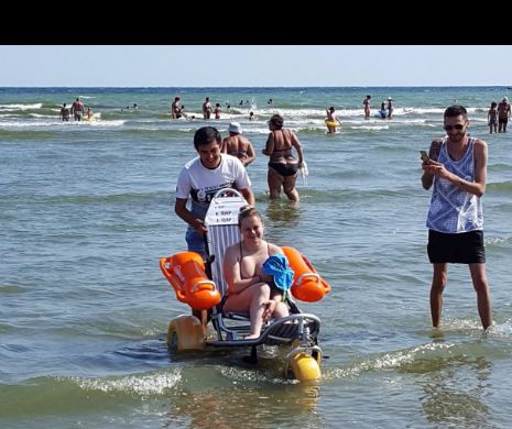 Prima plajă pentru persoanele cu dizabilități, la Mamaia