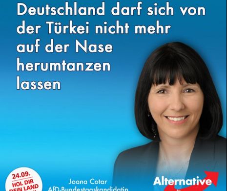 Încă o ROMÂNCĂ, aleasă deputat AfD, partidul de extremă dreaptă, în GERMANIA