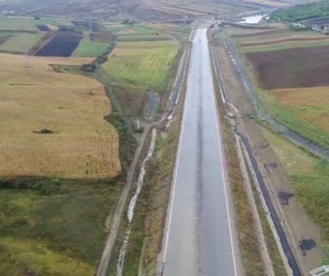 O nouă autostradă din România s-a crăpat înainte să fie inaugurată