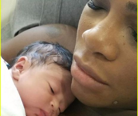 Serena Williams a arătat-o lumii pe fiica ei