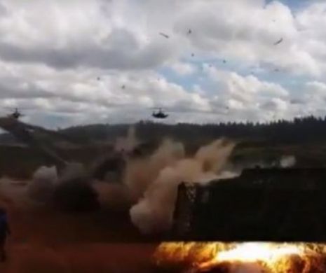 Un elicopter rus lansează accidental DOUĂ RACHETE asupra unor CIVILI – VIDEO