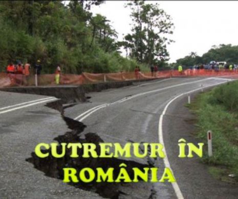 CUTREMUR ÎN ROMÂNIA. News alert!