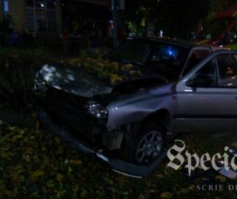 Ofițer de Crimă Organizată, beat la volan, a făcut accident