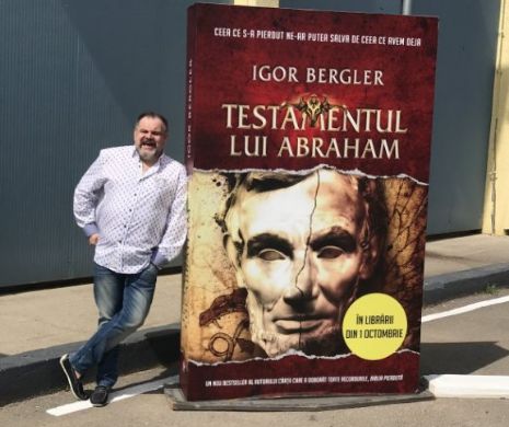 TESTAMENTUL LUI ABRAHAM – 25.000 de exemplare vândute în șase săptămâni. Igor Bergler începe turneul de promovare în țară