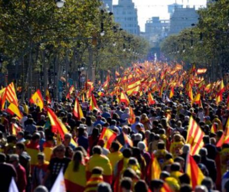 UN MILION de oameni ÎN STRADĂ, pentru UNITATEA Spaniei