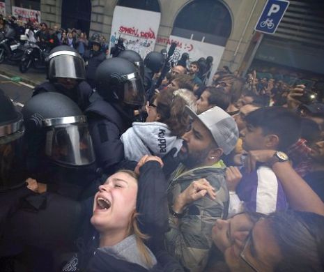 Violențe! Madridul și-a pus toată Catalonia în cap