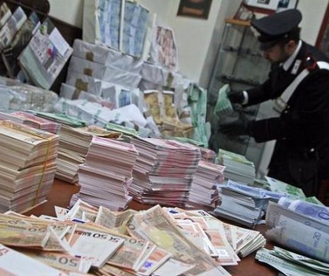 Banii Mafiei din Napoli, Camorra. 28 de milioane de euro falși, tipăriți la Oradea, confiscați în Italia