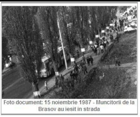 BRAŞOV, 15 noiembrie 1987. CITIŢI în Evenimentul zilei de miercuri ce INFORMAŢII avea Securitatea înaintea REVOLTEI