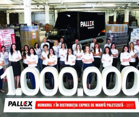 Compania Pall-Ex Romania a atins un nou record, marcat de transportul a 1 milion de paleți (P)