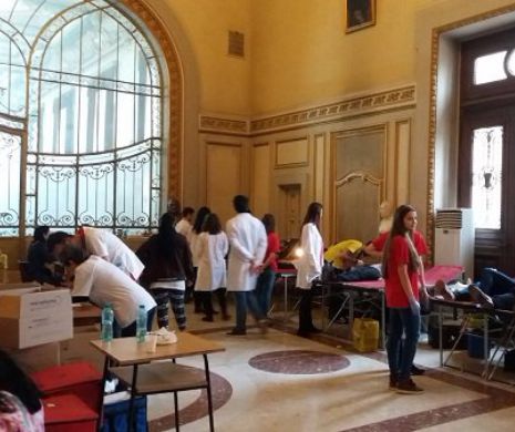Criza de sânge din București, rezolvată temporar cu studenți și corporatiști