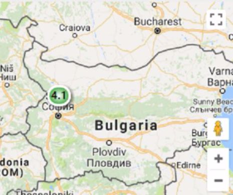 CUTREMUR resimțit în România, din Bulgaria. Zonele afectate