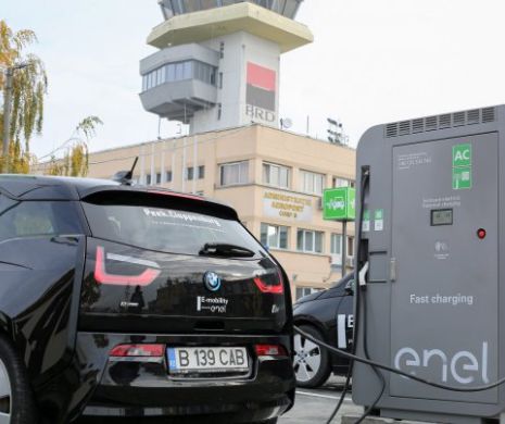 În Aeroportul Timișoara îți poți încărca gratuit mașina electrică