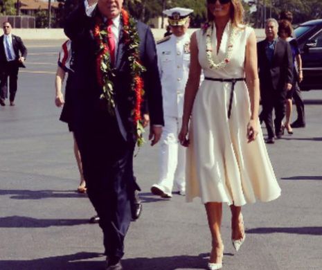 Melania Trump, apariţie de vis  în Hawaii