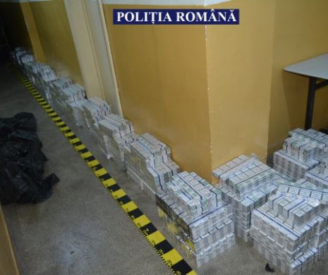 Peste 500.000 de țigarete netimbrate confiscate de la contrabandiștii din Arad