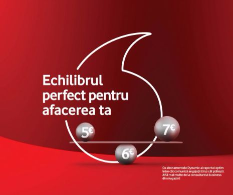 Vodafone România oferă mediului de afaceri abonamente dinamice ale căror costuri se adaptează în funcție de nevoile de comunicare lunare