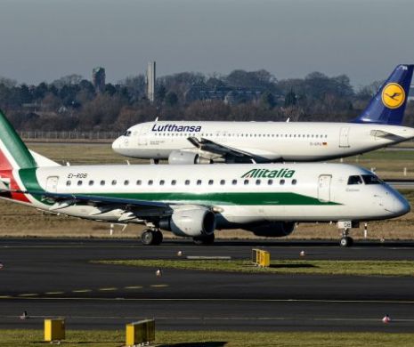 Lufthansa, favorită să preia compania aviatică Alitalia