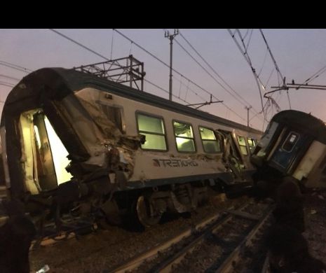 ACCIDENT ORIBIL de TREN! Cel puțin doi morți și peste 100 de răniți în ITALIA! Trenul spre MILANO a DERAIAT - VIDEO