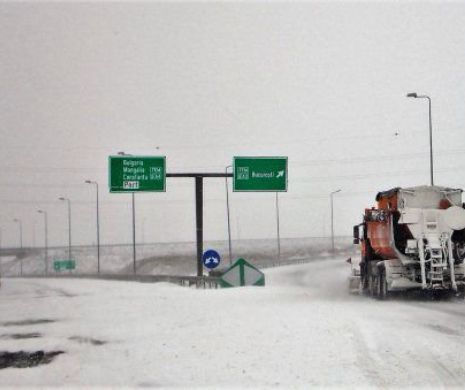 Atenționare pentru ȘOFERI! Pe A2 şi A4 în judeţul Constanţa se CIRCULĂ în condiții de IARNĂ