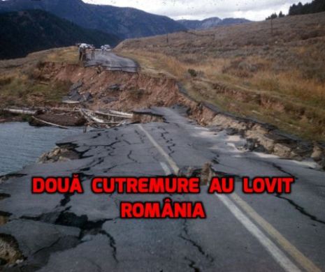 DOUĂ CUTREMURE au lovit ROMÂNIA la ADÂNCIMI foarte apropiate