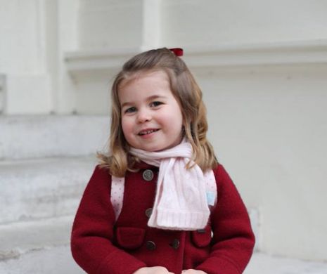 EMOȚII la Palatul Kensington. Prințesa Charlotte, fotografii din PRIMA ZI de grădiniță. FOTO în articol