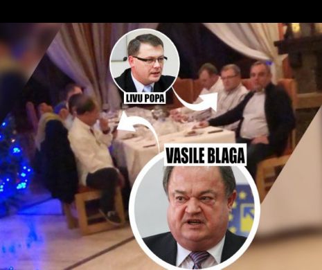 Vasile Blaga și-a serbat onomastica la Poiana Brașov împreună cu fostul șef al IGPR, Liviu Popa