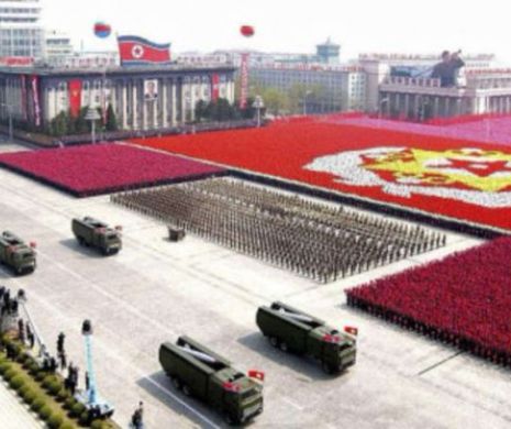 Coreea de Nord, rachete balistice și paradă militară. Demonstrație de forță. Este prezent și Kim Jong-un!