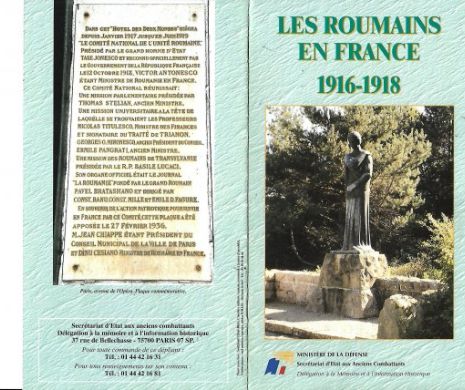 Franța onorează memoria soldaților români, prizonieri de război, morţi pe teritoriul ei între 1916 şi 1918. SĂ NE READUCEM AMINTE