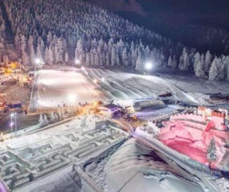 Povestea celui mai MARE labirint de gheaţă din lume. Foto în articol
