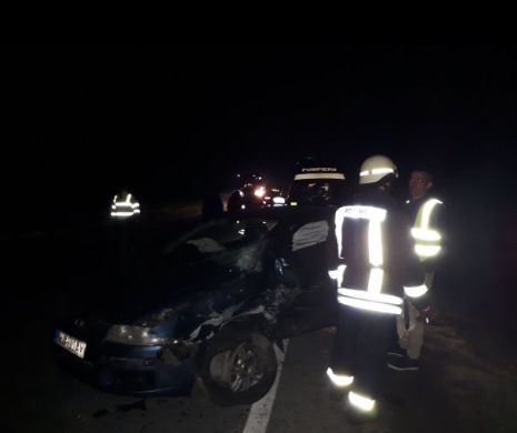Accident grav în Timiș. 10 persoane au fost duse la spital I FOTO