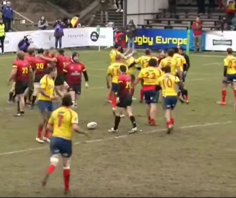 ÎMBRÂNCELI și aplauze sarcastice pentru ARBITRUL român, la finalul MECIULUI care a trimis România la Mondialul de rugby – VIDEO