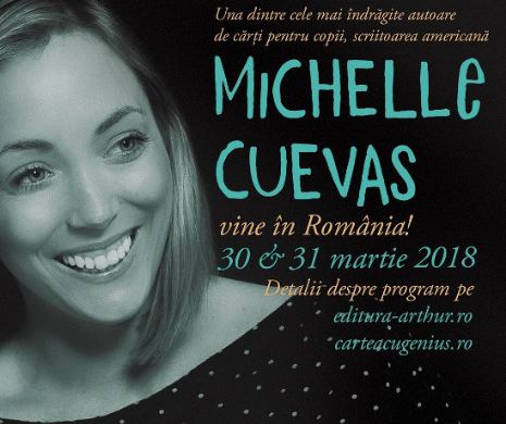 Michelle Cuevas, îndrăgita autoare de cărți pentru copii, vine în România
