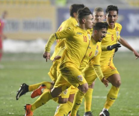 Naționala Under-19 a României A SURCLASAT Serbia în turul de elită al Campionatului European