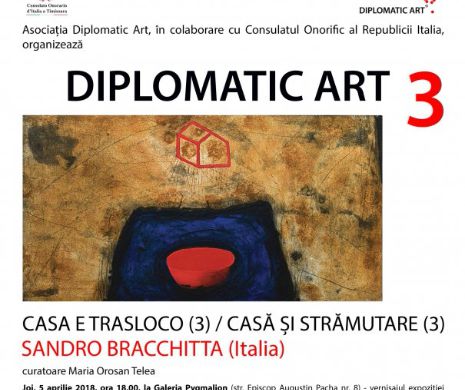 Proiectul Diplomatic Art ediția a 3-a, generic intitulat Casa e trasloco / Casă și strămutare, a ajuns final
