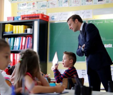 Statul CONFISCĂ copiii din FAȘĂ. Macron face ȘCOALA OBLIGATORIE de la 3 ani!