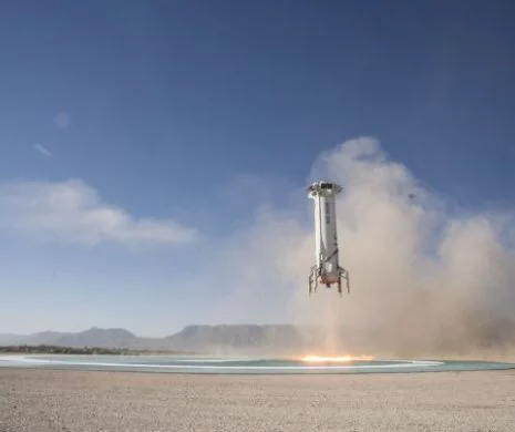Compania ”Blue Origin”, deținută de fondatorul Amazon, Jeff Bezos, a lansat prima misiune spațială din 2018 (VIDEO)