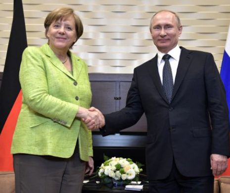 DISCUȚIE IMPORTANTĂ între Putin și Merkel. Cancelarul german, AVERTIZAT după atacul din Siria