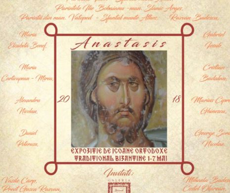 Expoziție de icoane ortodoxe tradițional bizantine