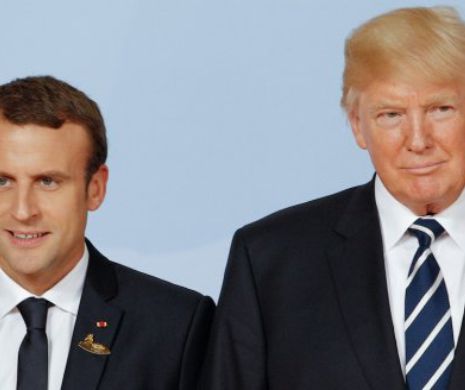 Macron: Franța l-a convins pe Trump să rămână implicat în Siria