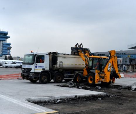 O societate judecată pentru șantaj repară pistele de la Aeroportul Otopeni