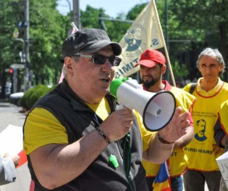 Profesorii din Timiș au protestat în fața Prefecturii