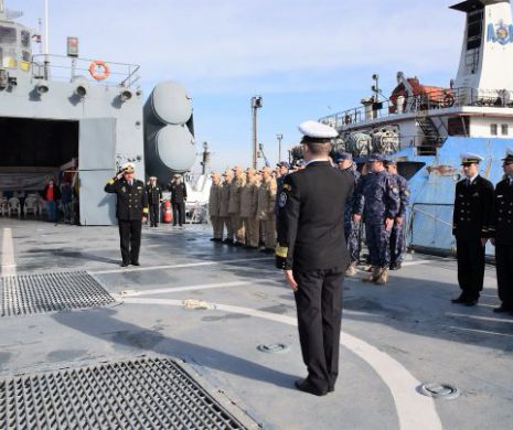 Sărbătoare pe fregata Mărășești. 20 de ani de la prima participare la un exercițiu NATO în Oceanul Atlantic